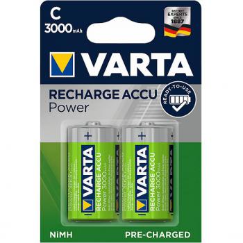 Varta - Baby C Power HR14 3000mAh NiMH 1.2V Akku - 2er Packung