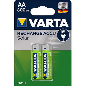 Varta - AA Mignon 800mAh Solar 56736 NiMH 1.2V Akku - 2er Packung
