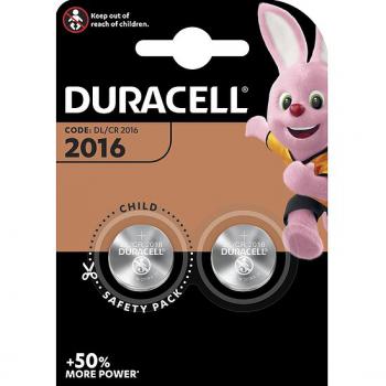 Duracell CR2016 Lithium Batterie 3V - 2er Packung
