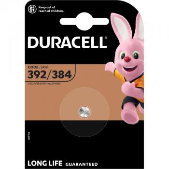 Duracell Uhrenbatterie 392 / 384 Multi Drain SR41 Knopfzelle 1,55V