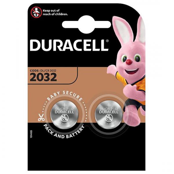 Duracell CR2032 Lithium Batterie 3V - 2er Packung