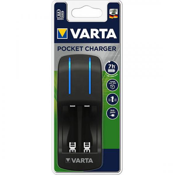Varta Pocket Charger Ladegeräte 57642 für Ni-MH Akkus